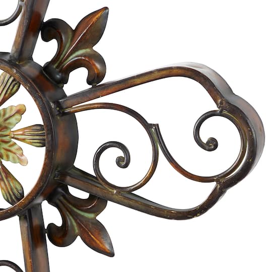 Brown Metal Traditional Wall Decor, 31" x 23"
